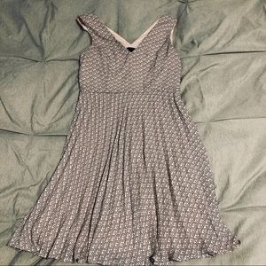 Banana Republic Light Pink Pleated Dress
